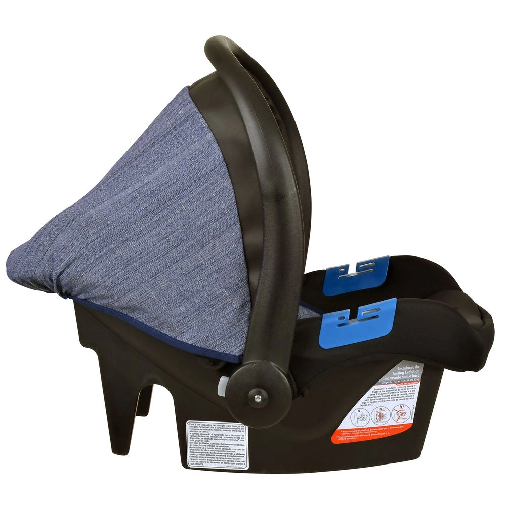 Bebê Conforto Burigotto Touring X de 0 até 13 Kg Azul Mesclado