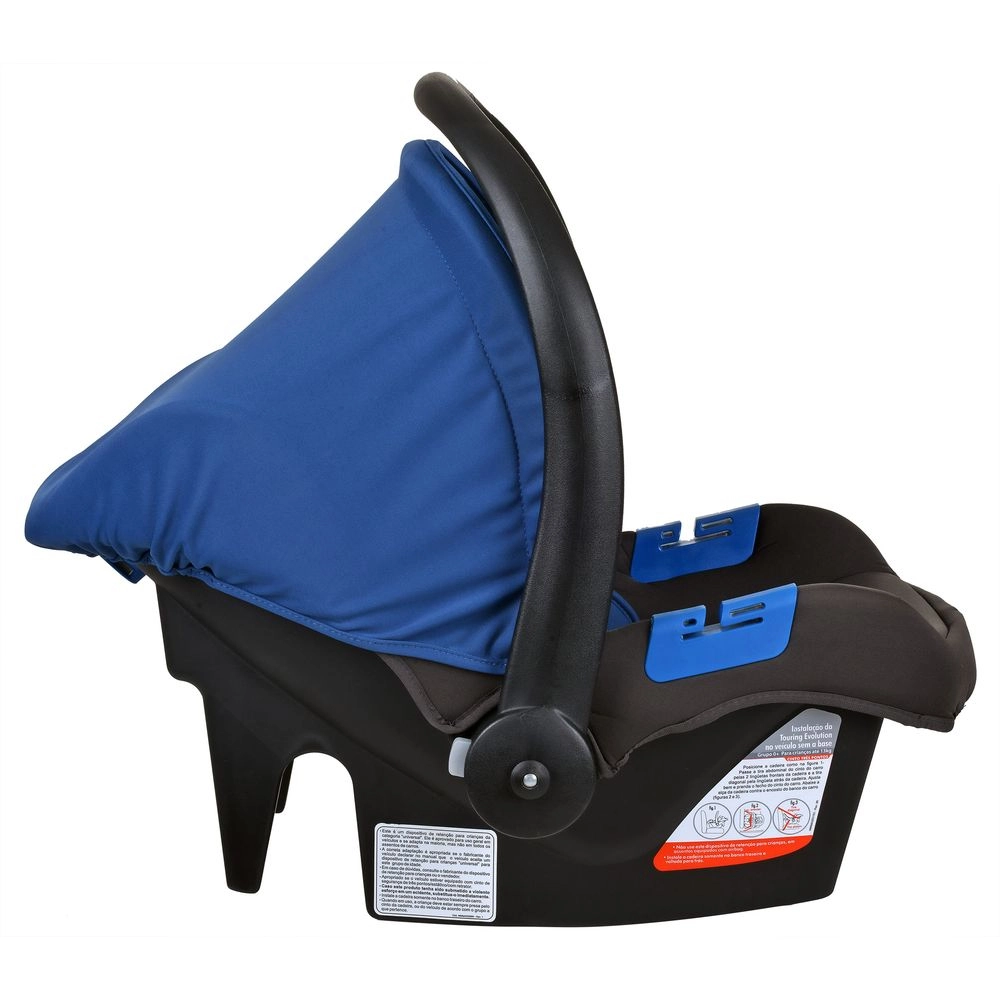 Bebê Conforto Burigotto Touring X de 0 até 13 Kg Cinza e Azul