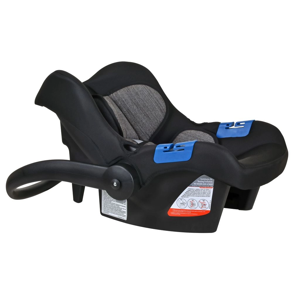 Bebê Conforto Burigotto Touring X de 0 até 13 Kg Preto Mesclado