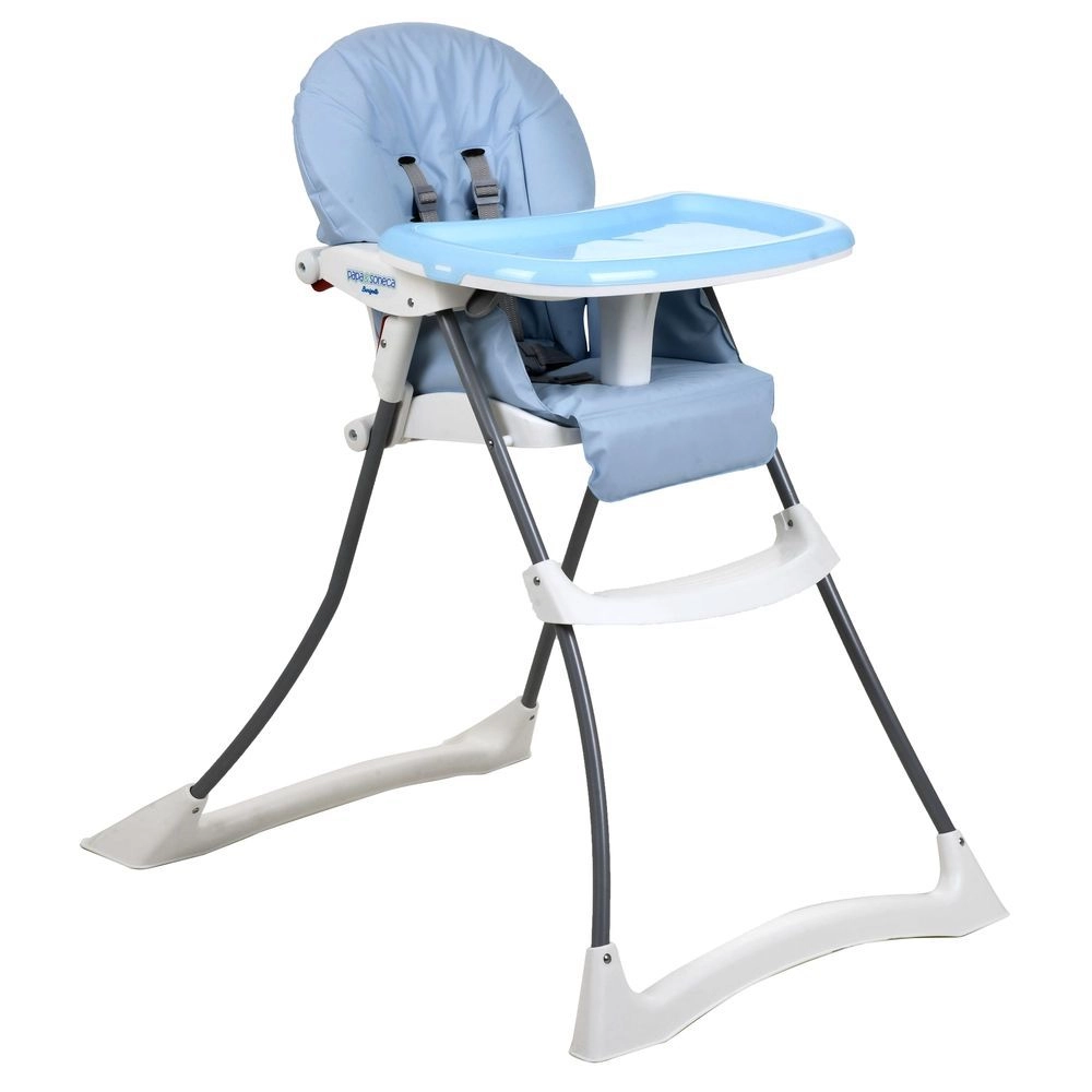 Cadeira de Alimentação Burigotto Pappa e Soneca 6 a 36 Meses até 15 Kg Baby Blue Azul