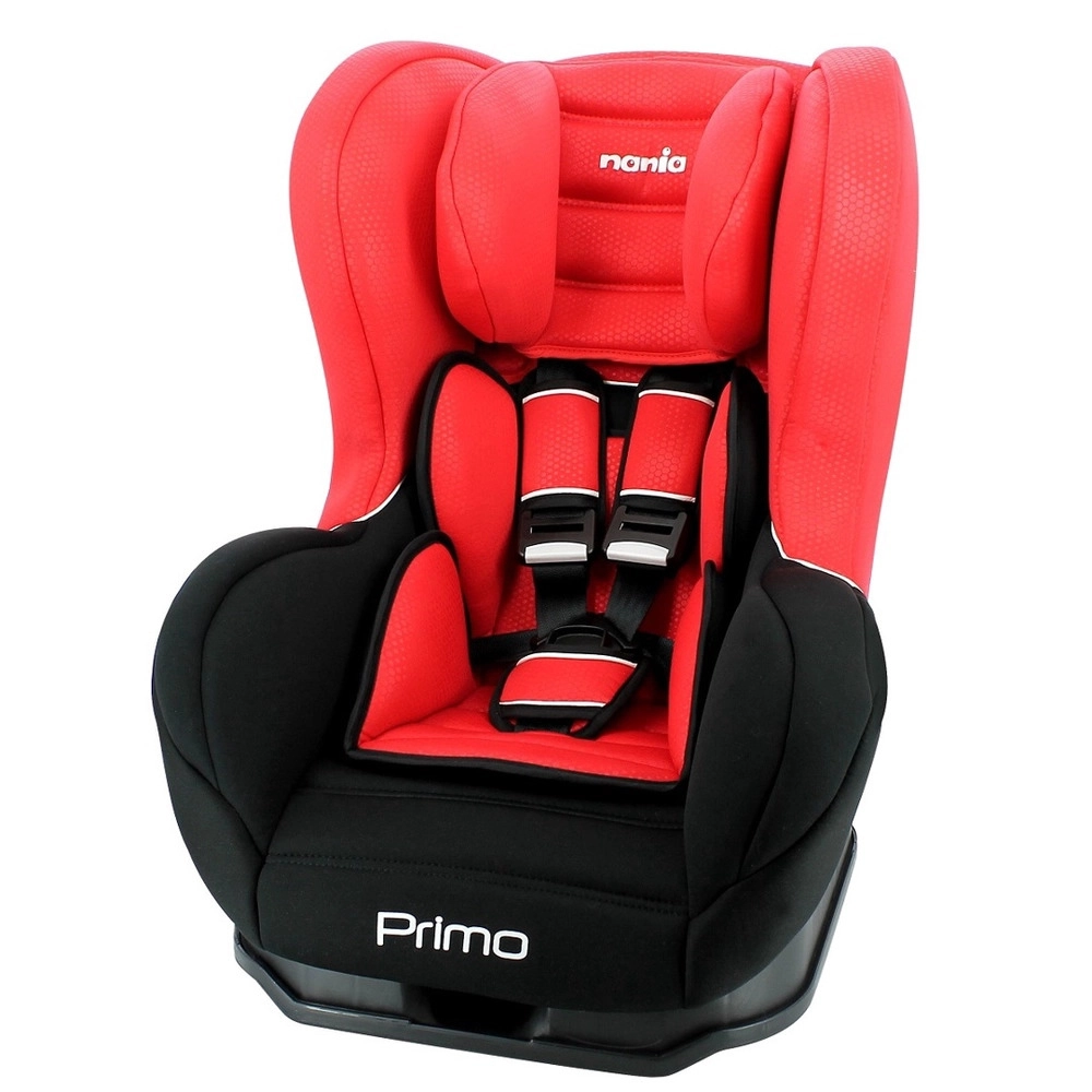 Cadeira para Auto Nania Primo Luxe Rouge de 0 Meses até 25 Kg Preto com Vermelho