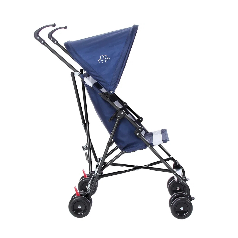 Carrinho de Bebê Guarda Chuva para Passeio Multikids Baby Navy Bb557 6 Meses até 15kg Azul