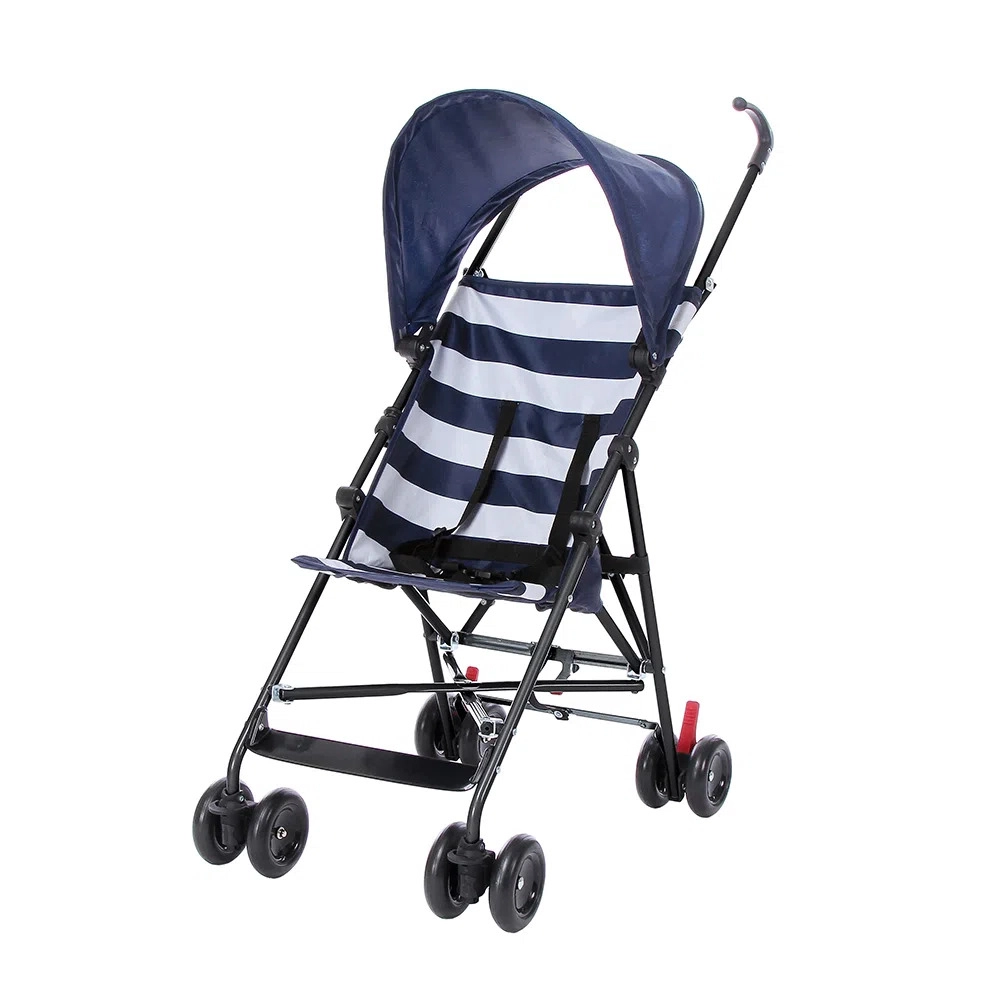 Carrinho de Bebê Guarda Chuva para Passeio Multikids Baby Navy Bb557 6 Meses até 15kg Azul