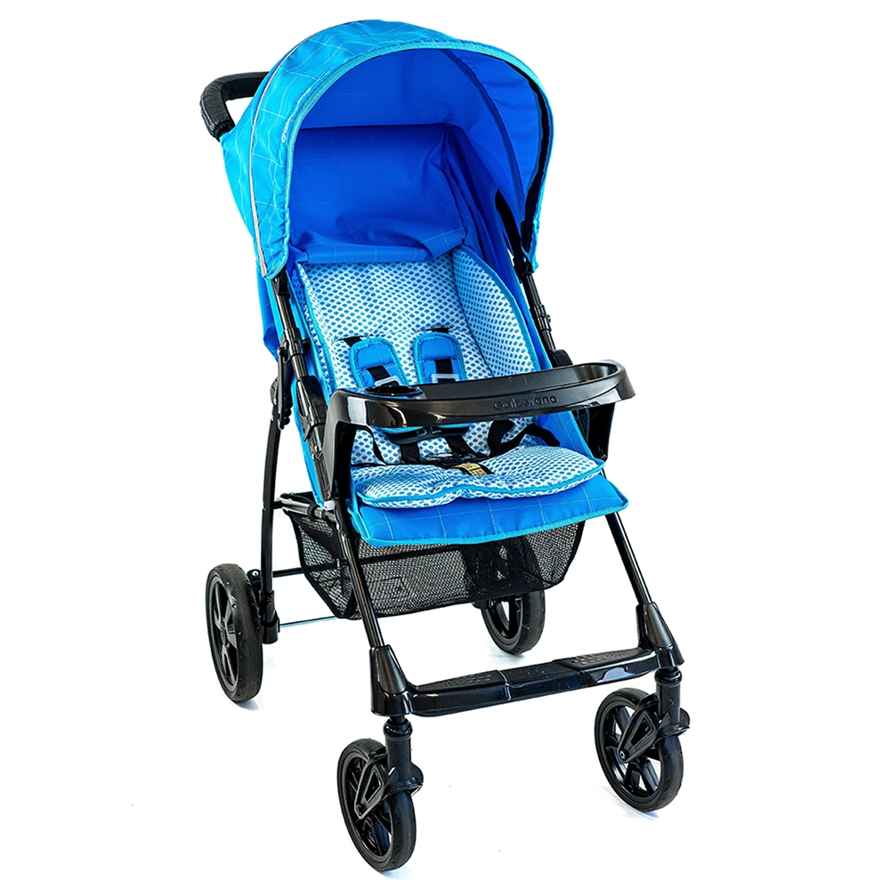 Carrinho de Bebê para Passeio Galzerano Romano de 0 Meses até 15kg Azul