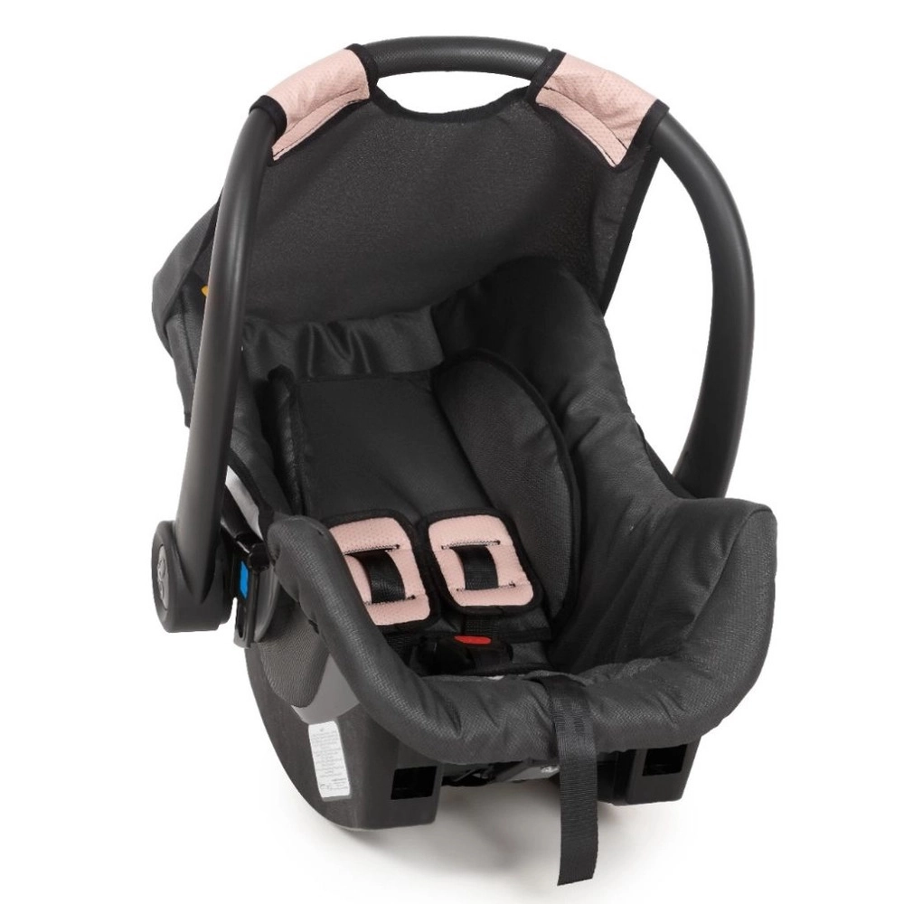 Carrinho de Bebê Romano Travel System Galzerano Onix com Bebê Conforto Preto e Rosa