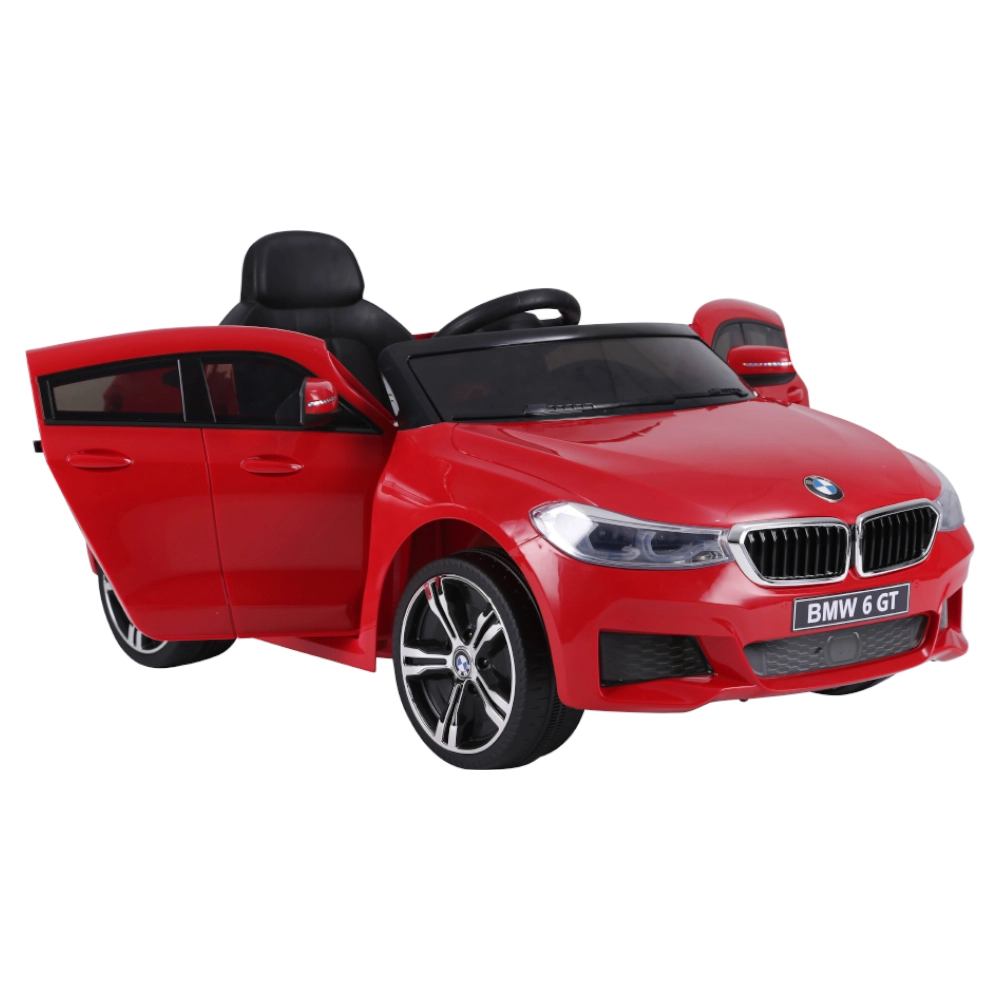 Carrinho Eletrico Infantil Bmw 6 Gt Gran Turismo, 12v com Controle Remoto Belfix Bel Brink Vermelho