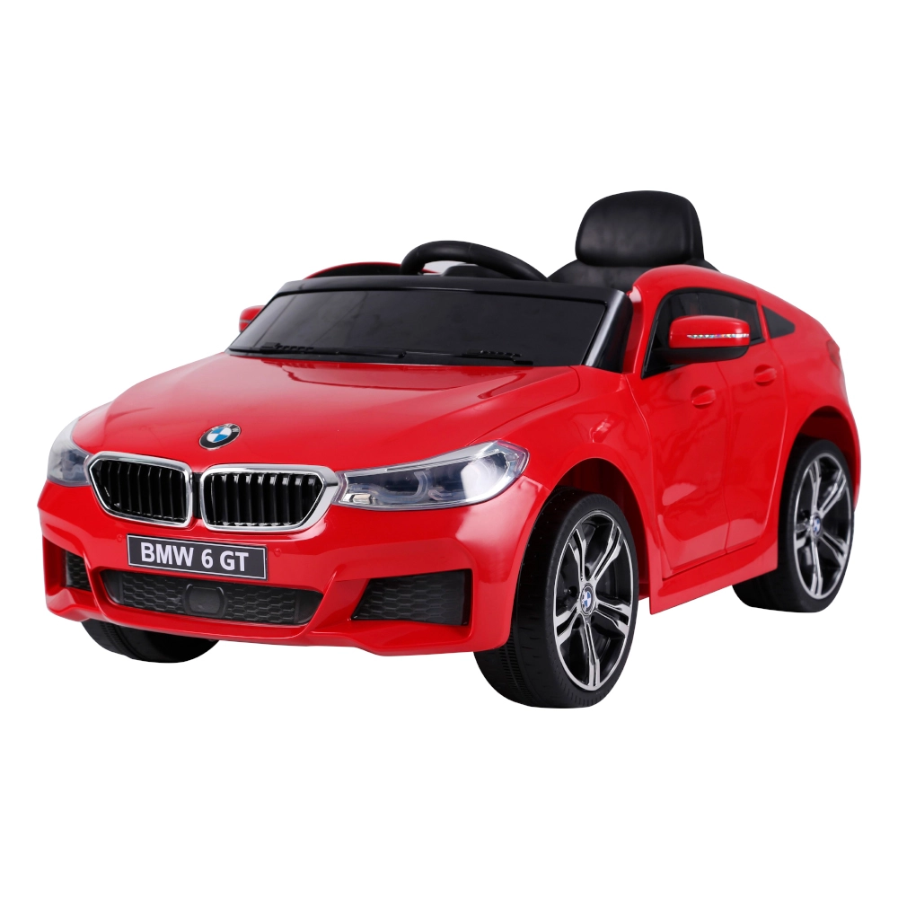 Carrinho Eletrico Infantil Bmw 6 Gt Gran Turismo, 12v com Controle Remoto Belfix Bel Brink Vermelho