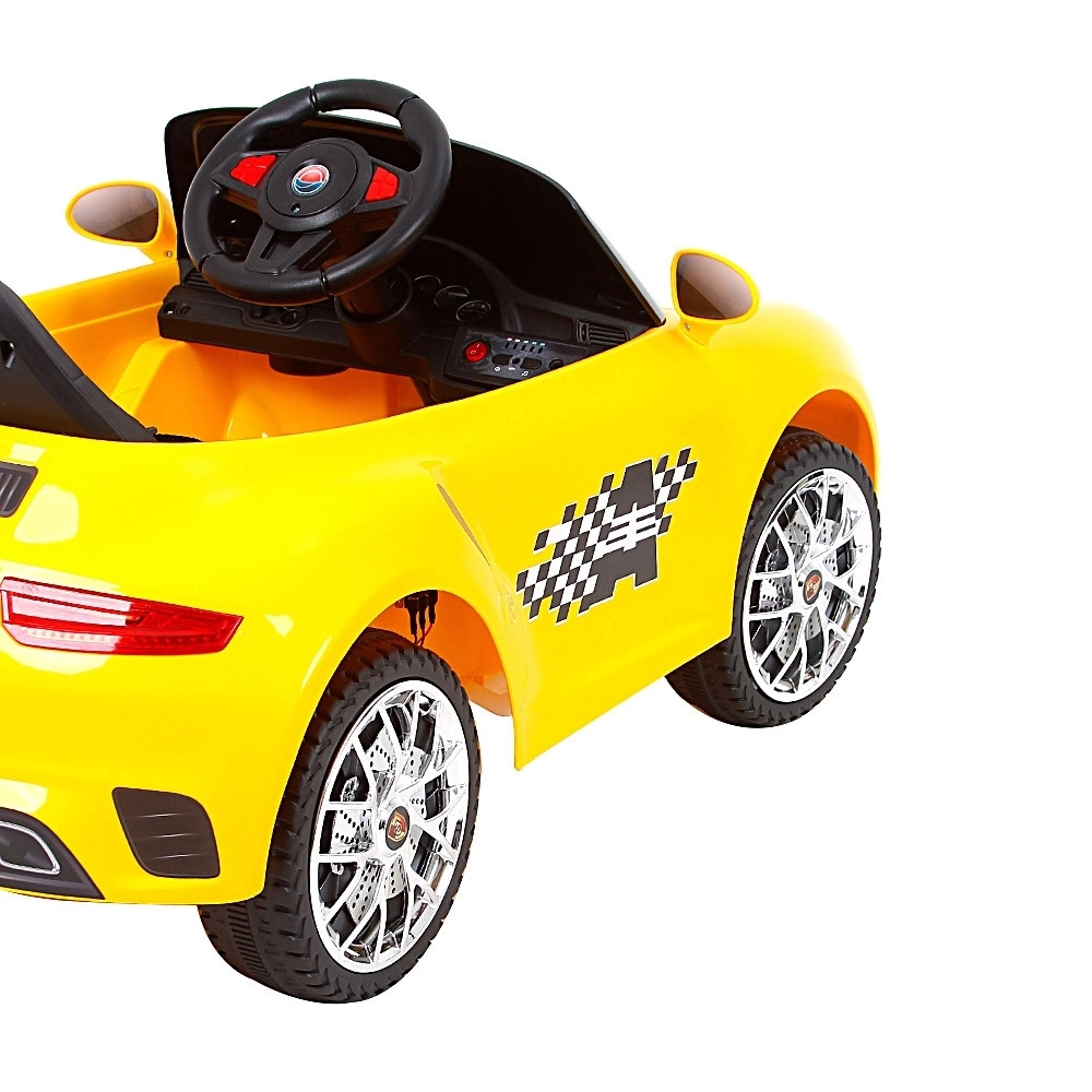 Carro Elétrico Infantil Bang Toys 6v Esporte Luxo Design Moderno Amarelo