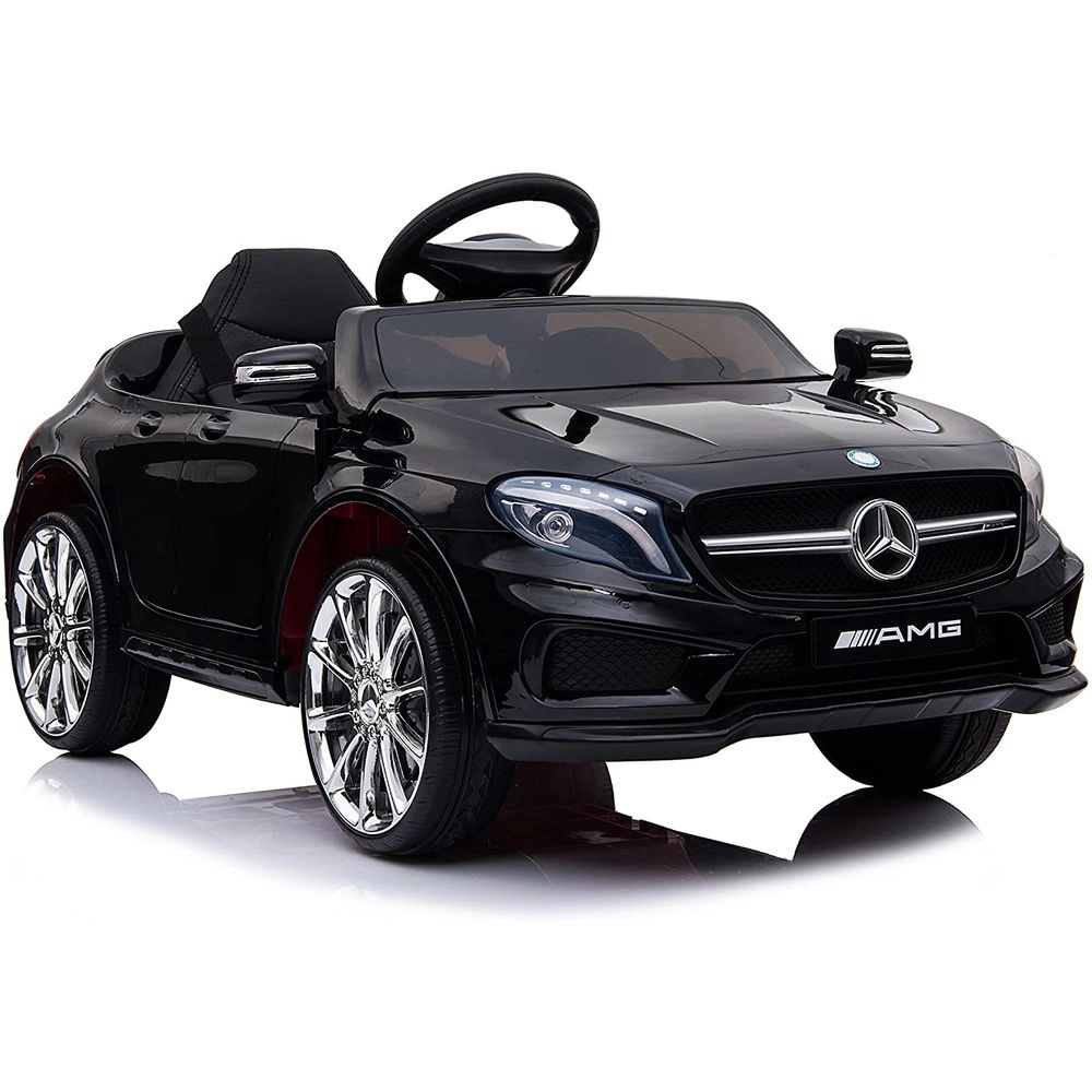 Carro Elétrico Infantil Bang Toys Mercedes-benz 12v com 2  Motores e Controle Remoto Preto