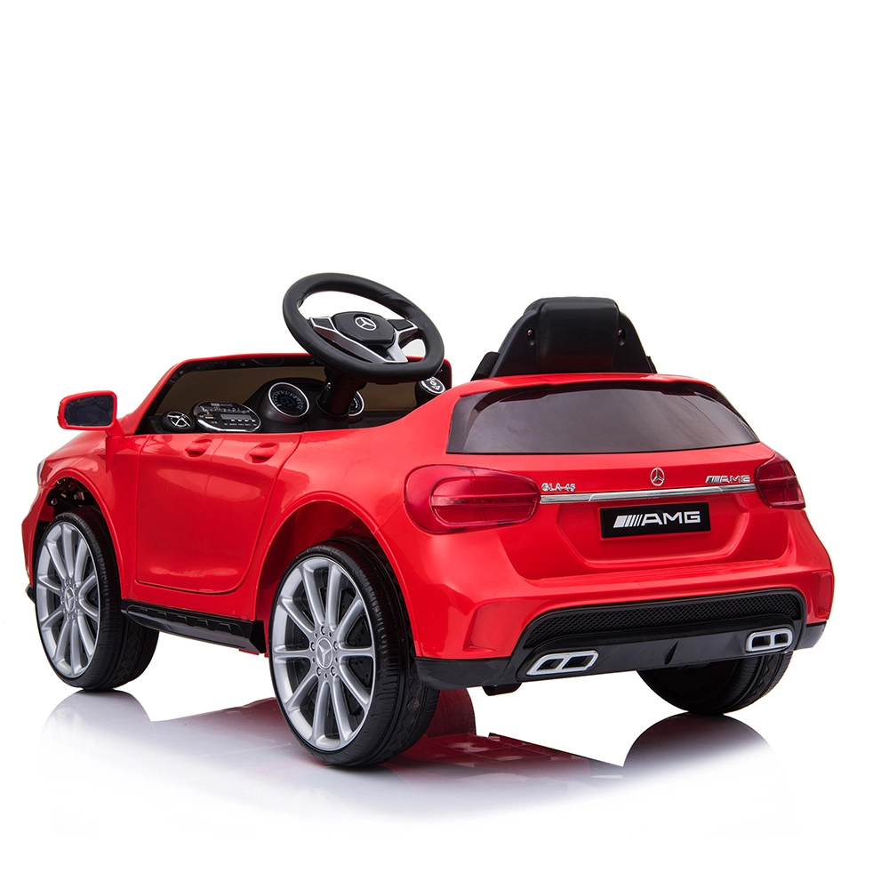 Carro Elétrico Infantil Mercedes-benz 12v Bang Toys com 2 Motores e Controle Remoto Vermelho