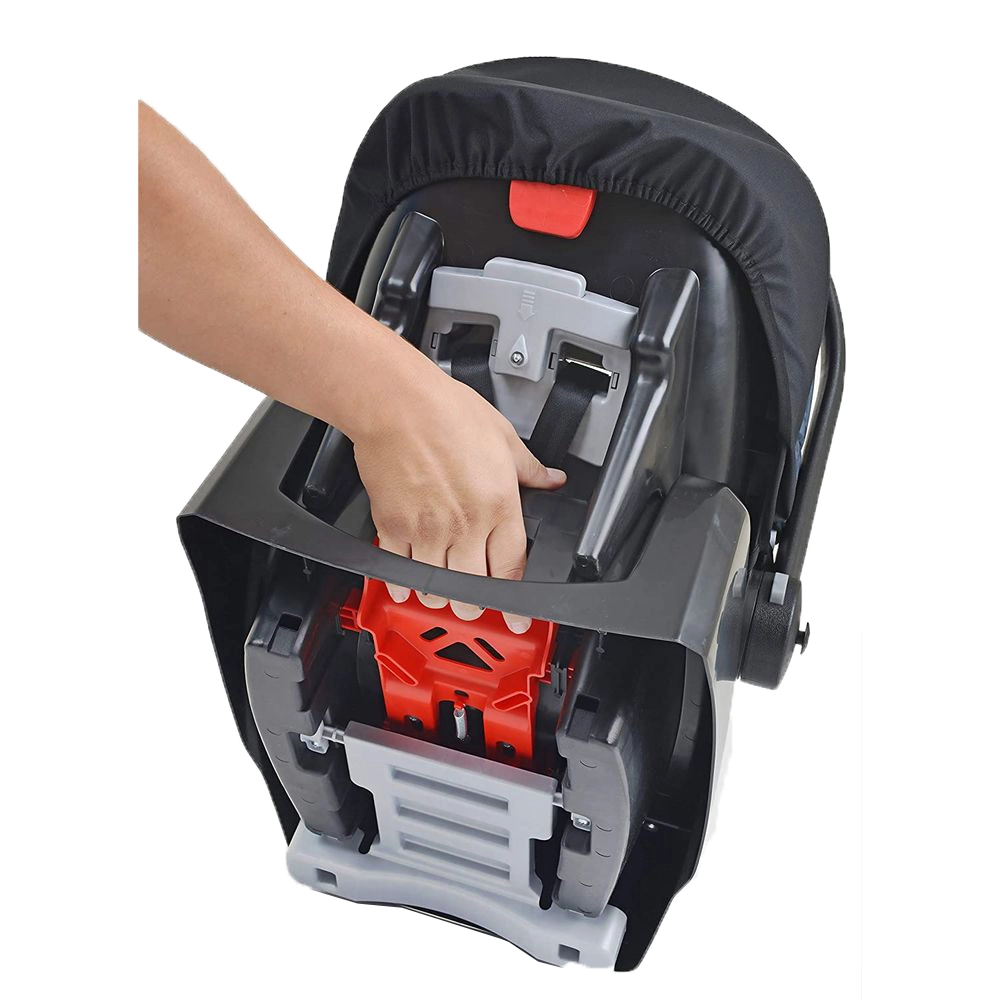 Conjunto Bebê Conforto com Base para Carro Burigotto Touring X de 0 até 13 Kg Azul Mesclado