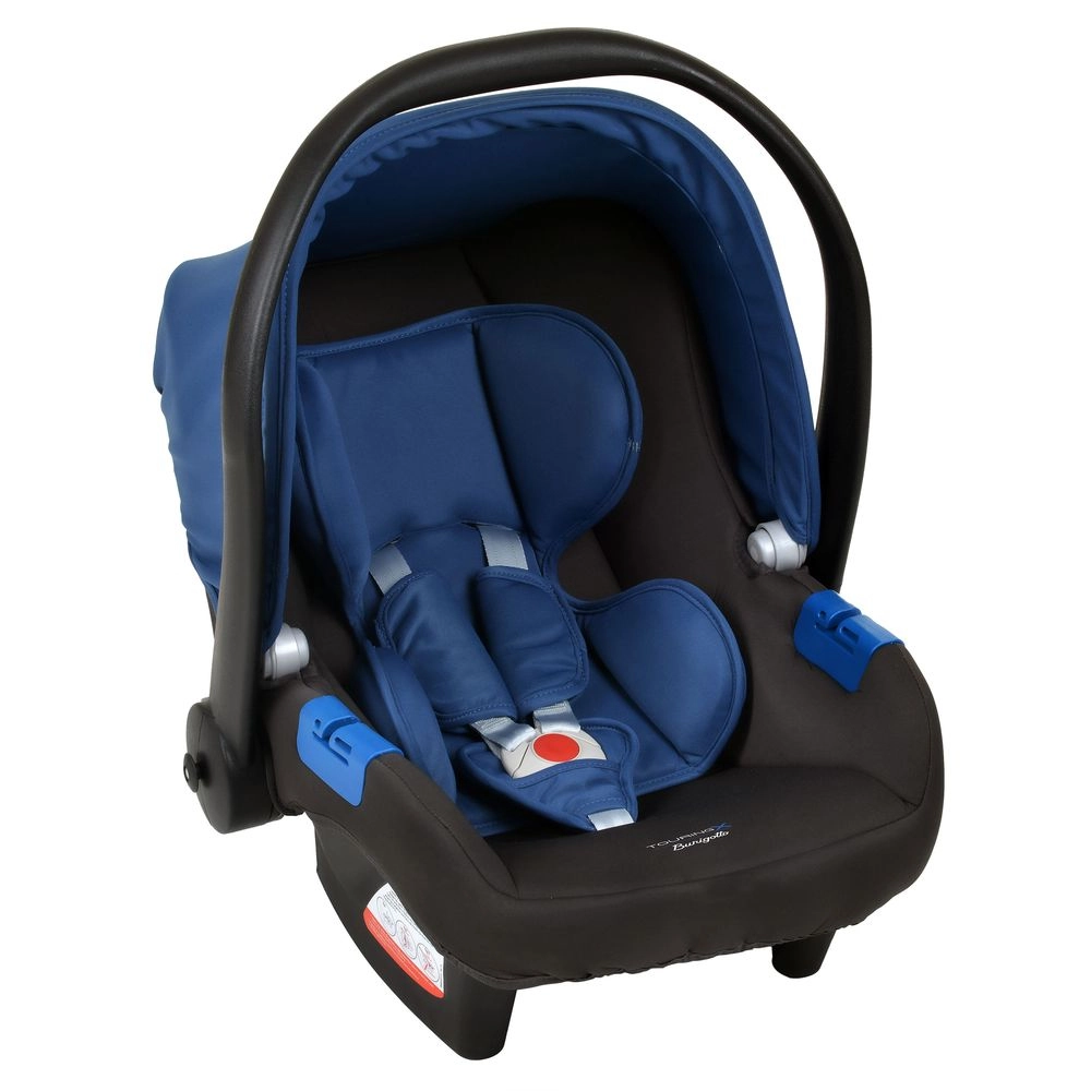 Conjunto Bebê Conforto com Base para Carro Burigotto Touring X de 0 até 13 Kg Cinza e Azul