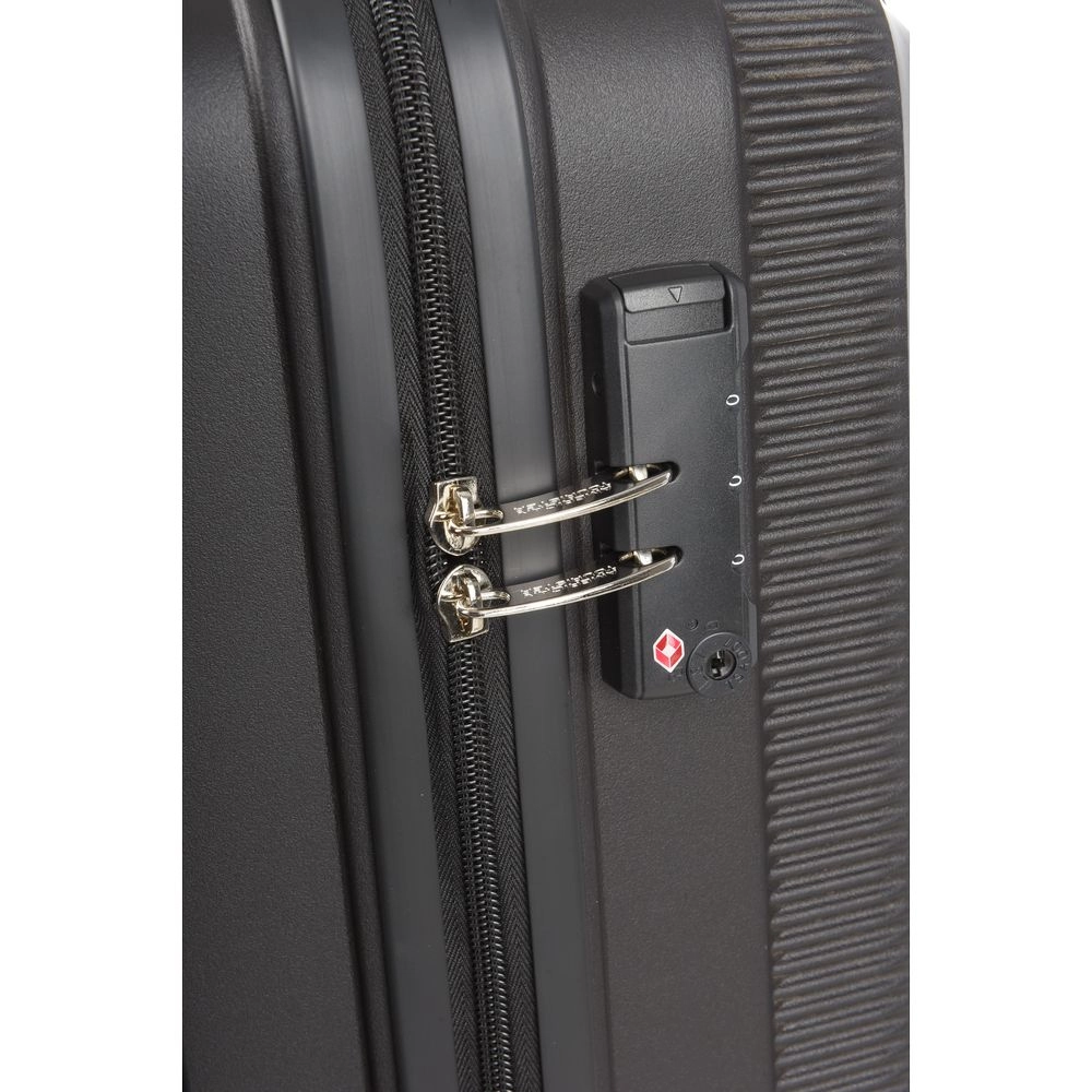 Conjunto de Malas em Polipropileno American Tourister Camboriu Cadeado Tsa Rodas 360 2pcs P/m Preta