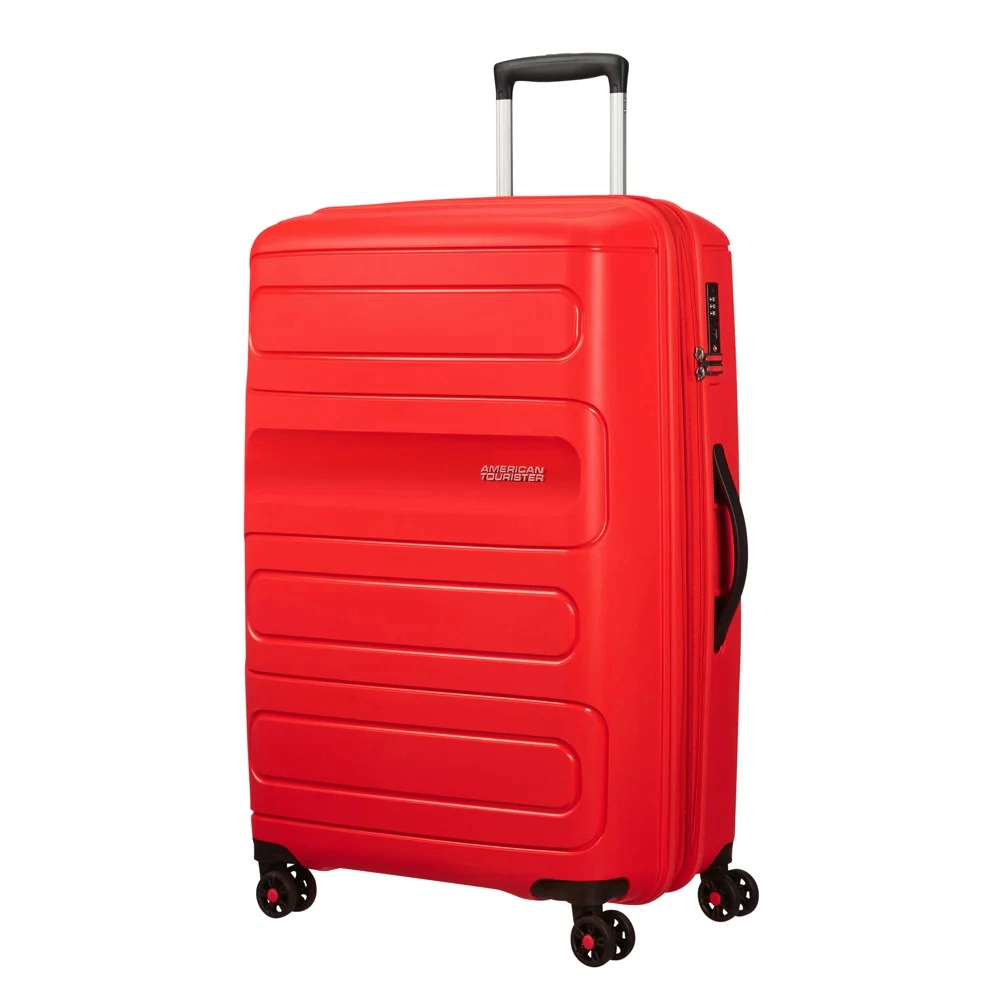  Conjunto de Malas em Polipropileno American Tourister Sunside 2 Pcs P/M Vermelha