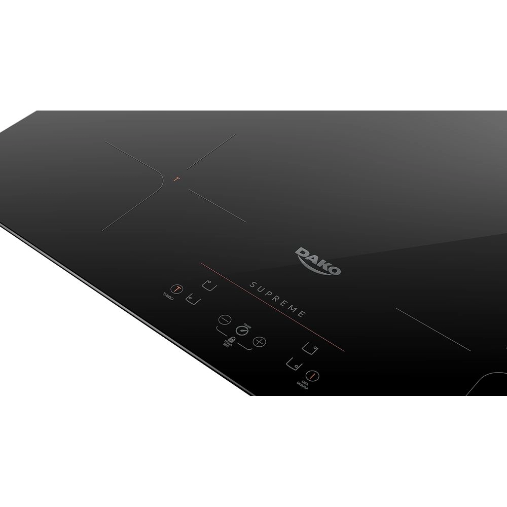 Cooktop de Indução 4 Bocas Dako Supreme Preto 220v