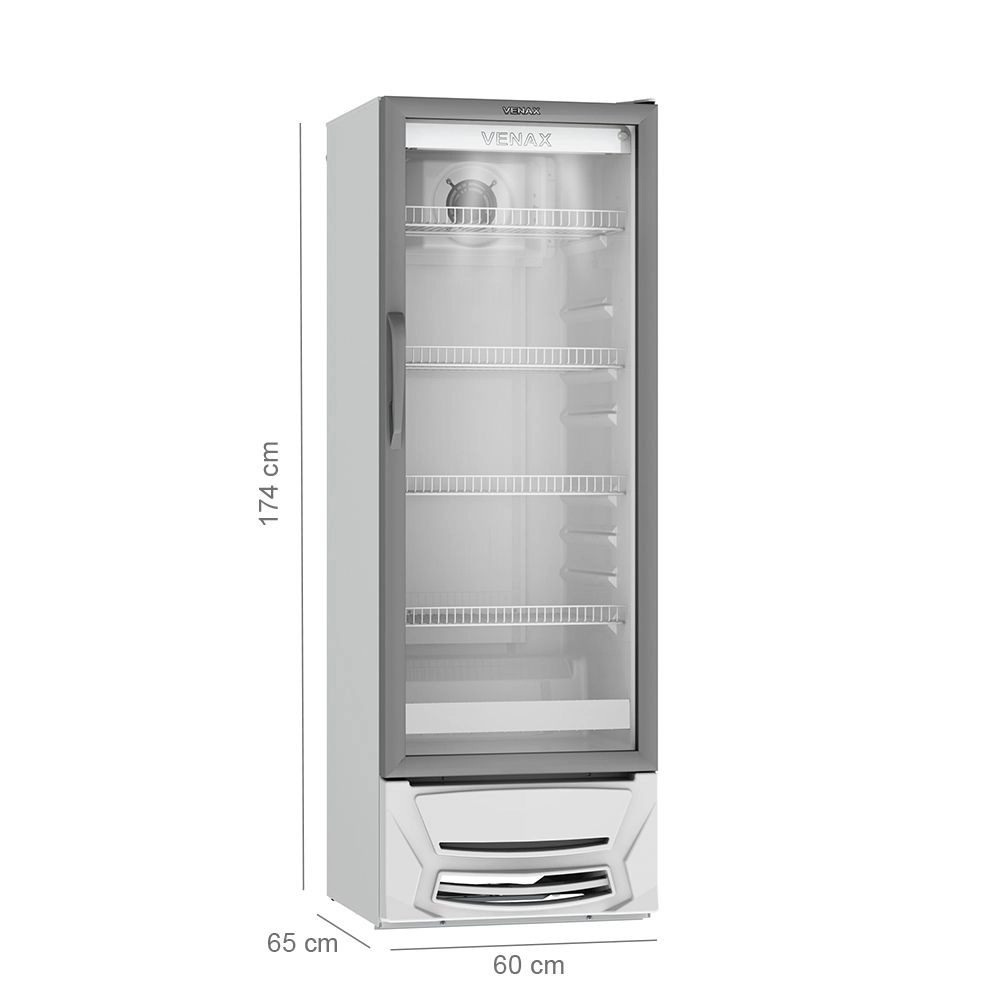 Expositora de Bebidas Vertical Venax VV 300 Branco 220 V