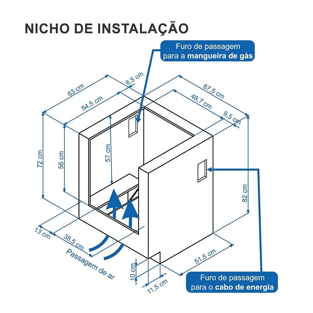 Fogão de Embutir 4 Bocas Venax Gaudi Prisma Vitreo Bl Gas Glp Preto