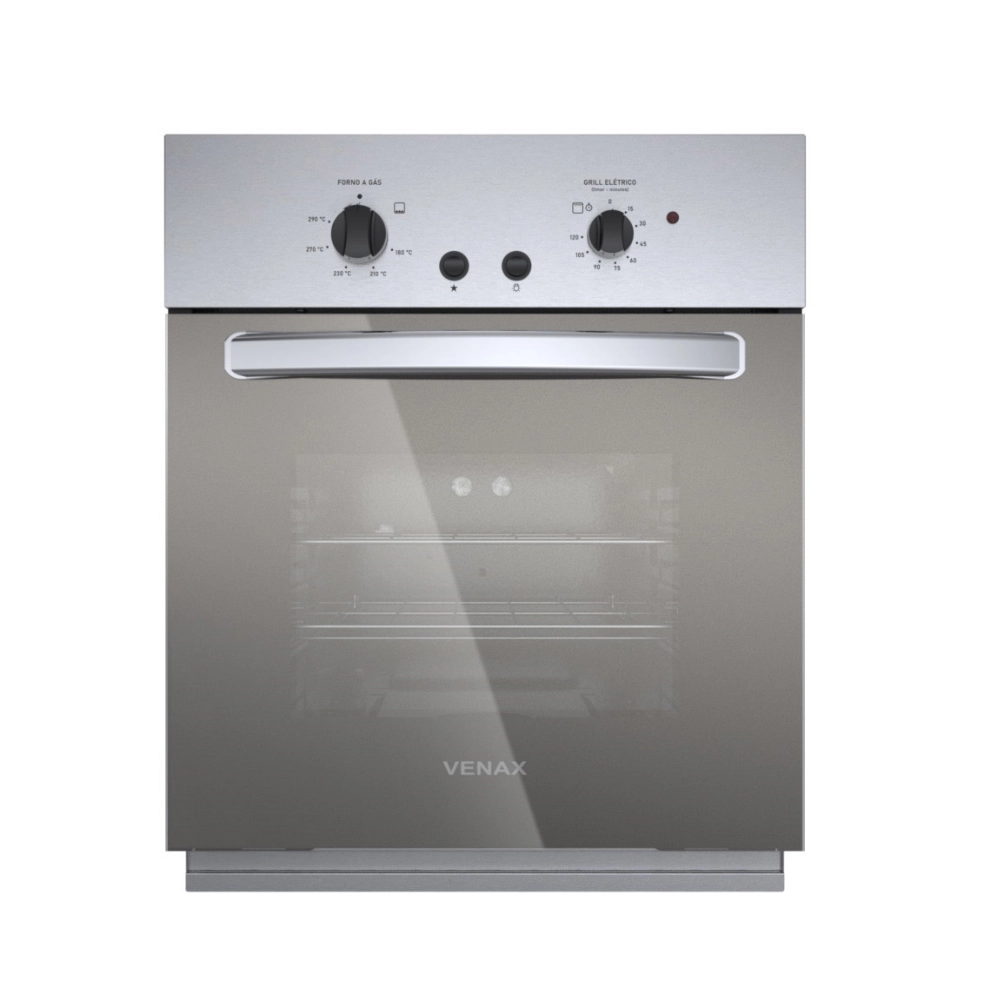 Forno de Embutir a Gas Venax 50 Litros GIII Gas Glp Cristallo 127v