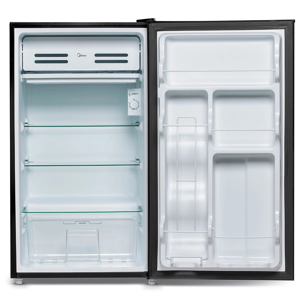 Frigobar Midea 93 Litros Mrc10b1-x Preto com Inox 127v