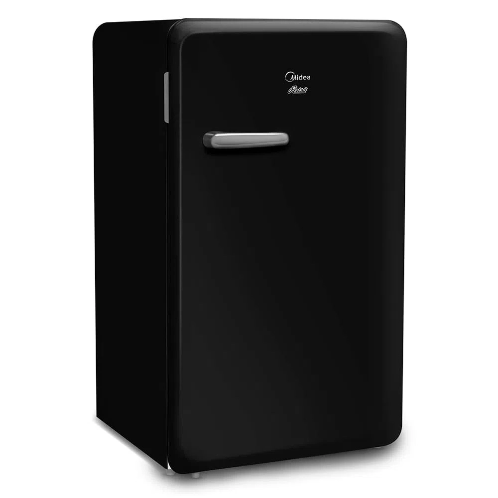 Frigobar Retrô Midea 95 Litros Preto Onix 127v