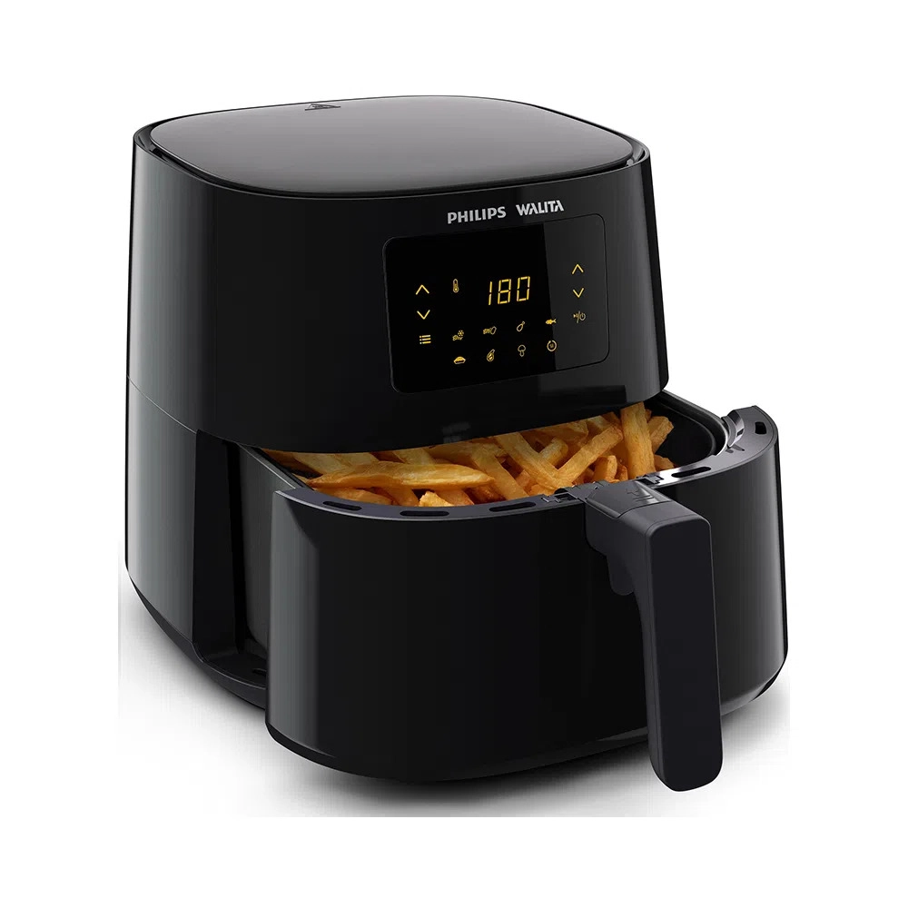 Fritadeira Airfryer Digital Philips Walita Essential XL RI9270 2000w Preta