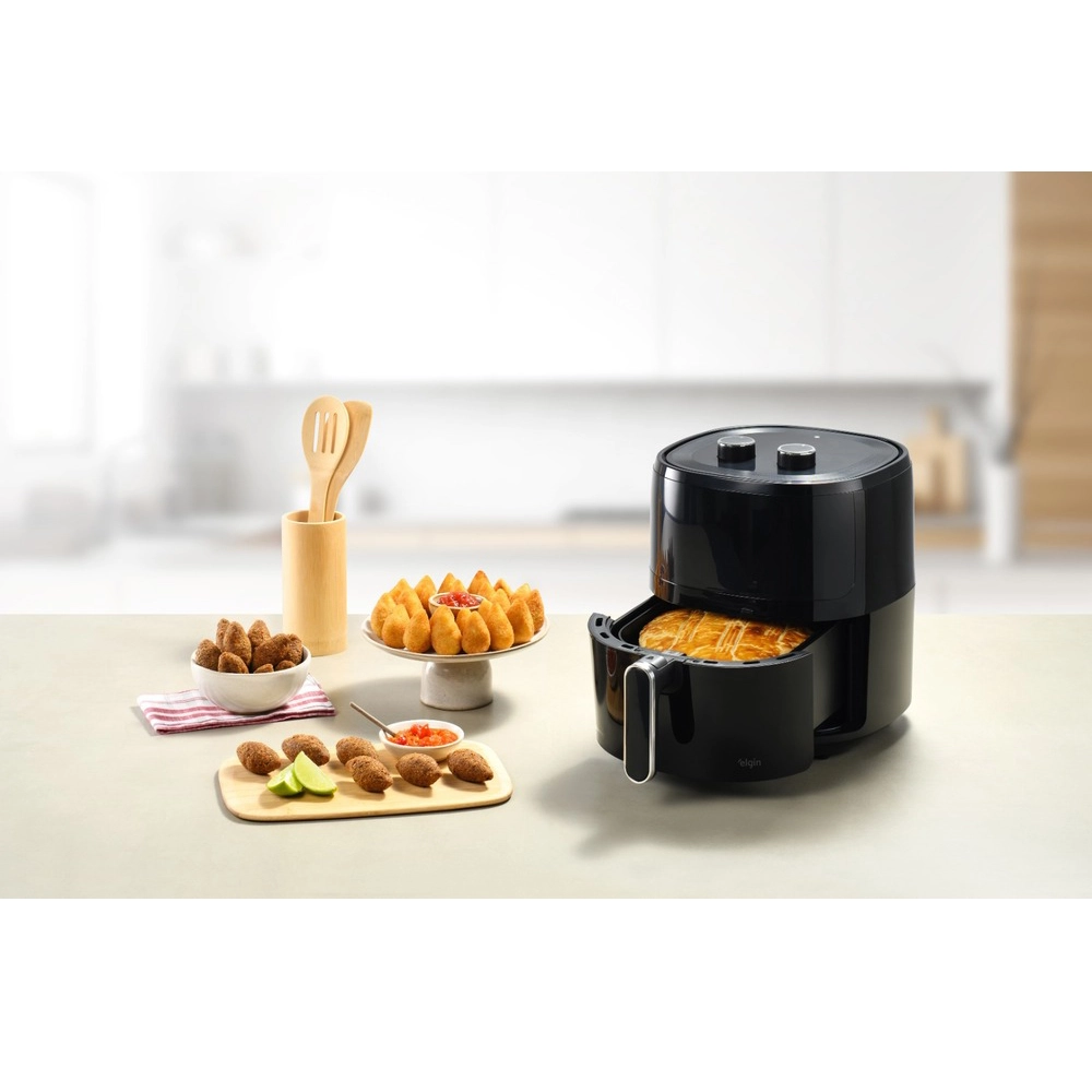 Fritadeira Elétrica Air Fryer Elgin Space 5 5l 1700w Preto