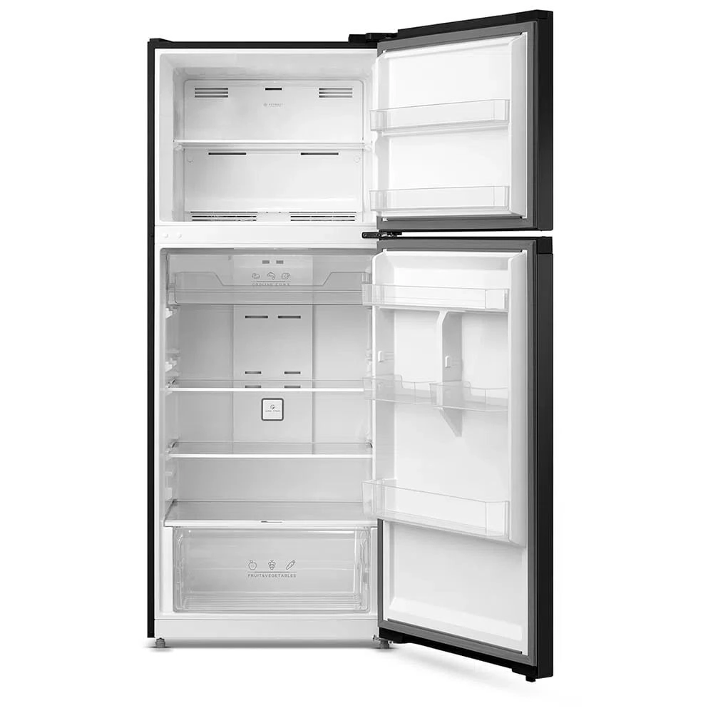 Geladeira Midea MD-RT580MTA Frost Free Duplex 411 Litros Inox Black Edition, Painel Touch e LED 220V