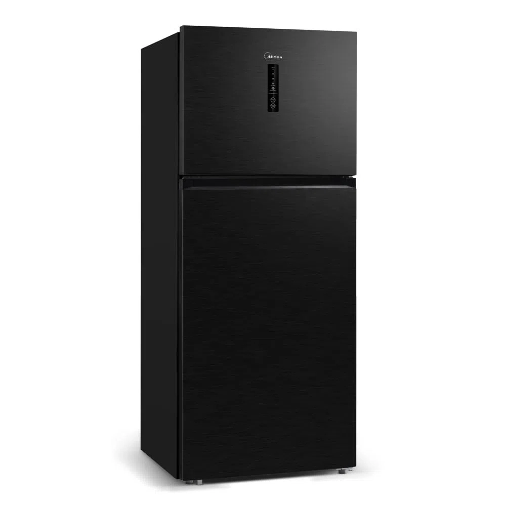 Geladeira Midea Md-rt645mta Frost Free Duplex 463l Inox Black Edition, Painel Touch e Iluminaçao Led