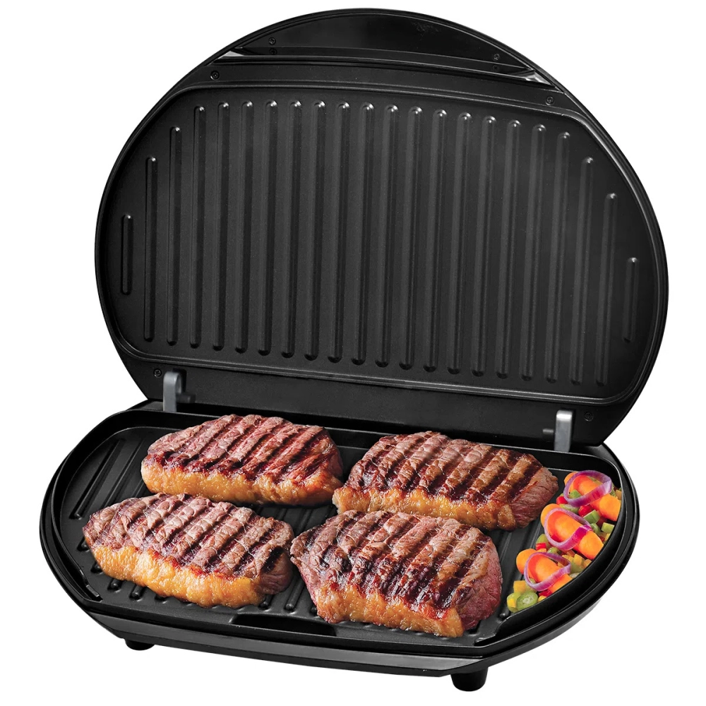 Grill e Sanduicheira Philco Jumbo Steel 1500w Cinza com Preto