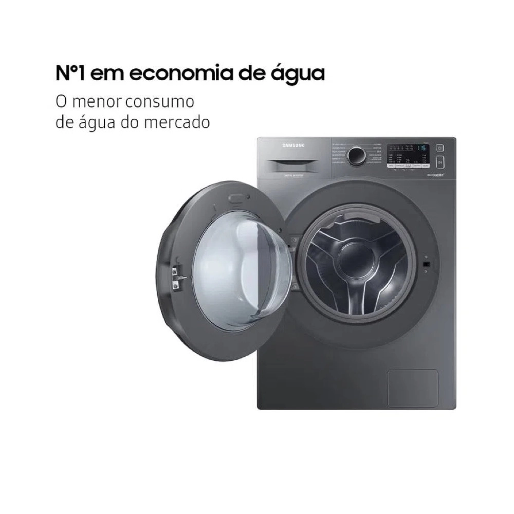 Lava e Seca 11 Kg Samsung Wd11a4453bx com 12 Programas de Lavagem Inox 127v