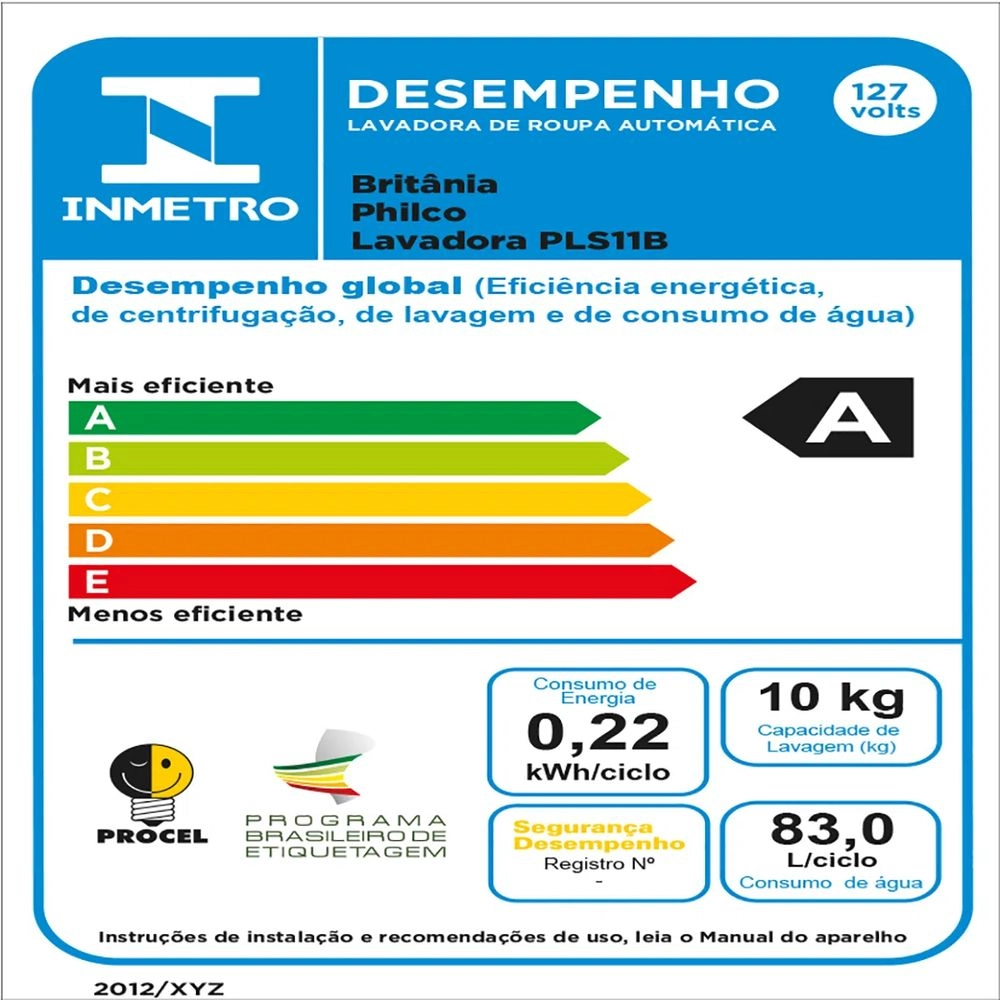 Lava e Seca Philco Smart Invertplus 16 Programas Lavagem 10kg Secagem 7kg Branco