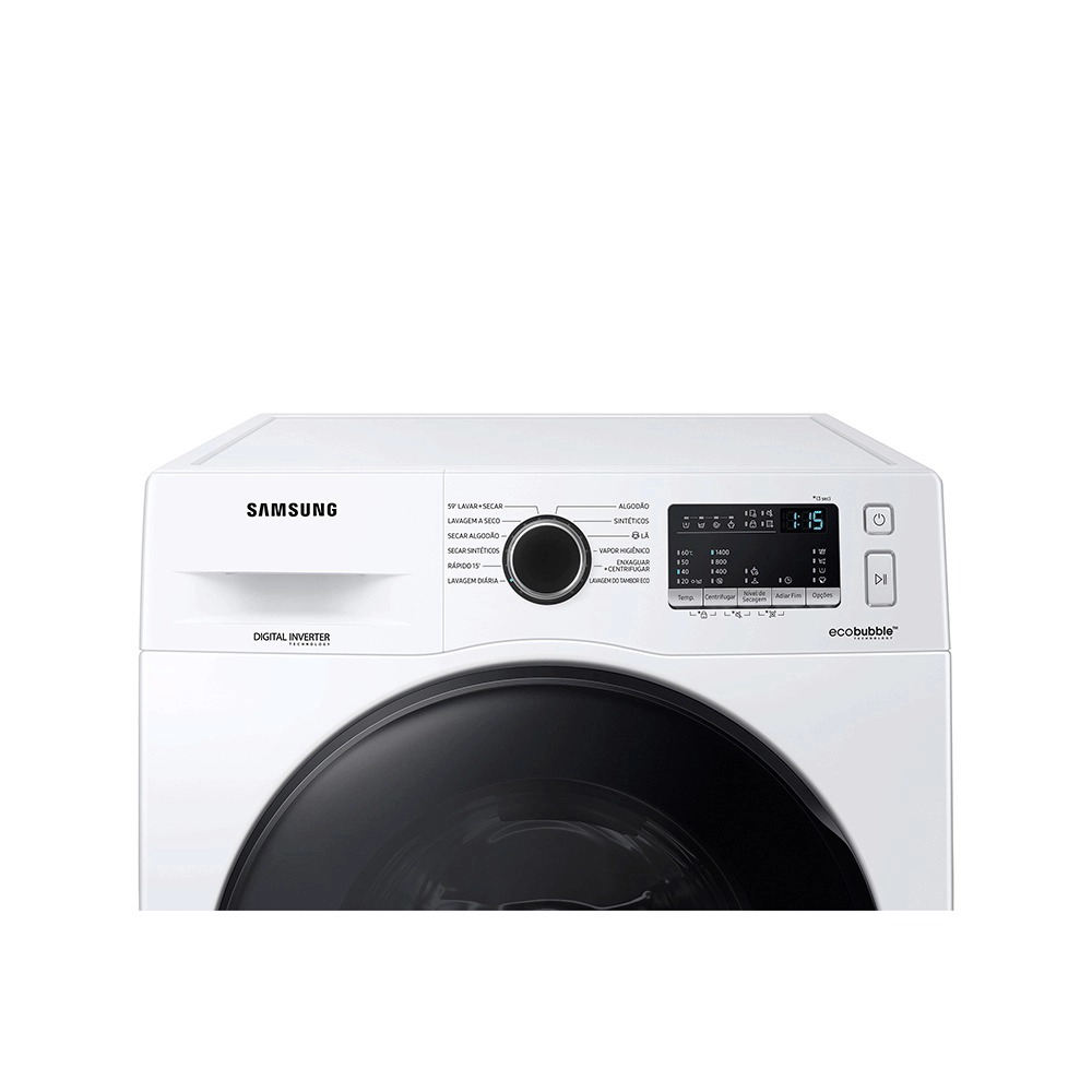 Lava e Seca Samsung 11kg Wd11a Wd11a4453bw Digital Inverter Ecobubble Branca 127v