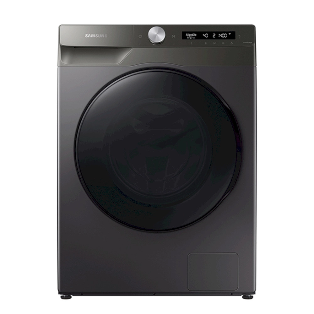 Lava e Seca Samsung 13kg WD13T 3 em 1 com Ecobubble WD13T504DBW Wi-fi Digital Inverter Inox