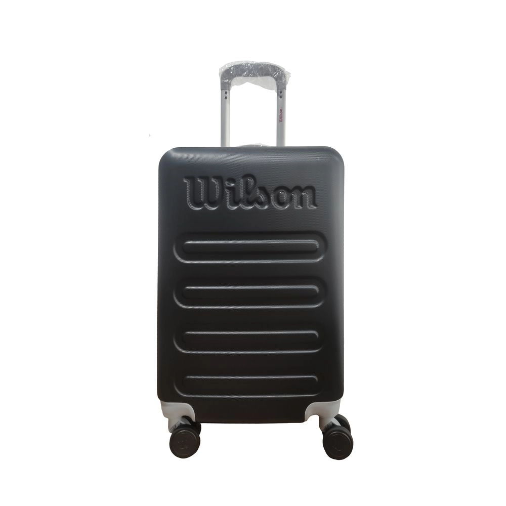 Mala de Bordo Abs para Viagem Wilson W1735 Rodas Duplas Giro 360 Preta