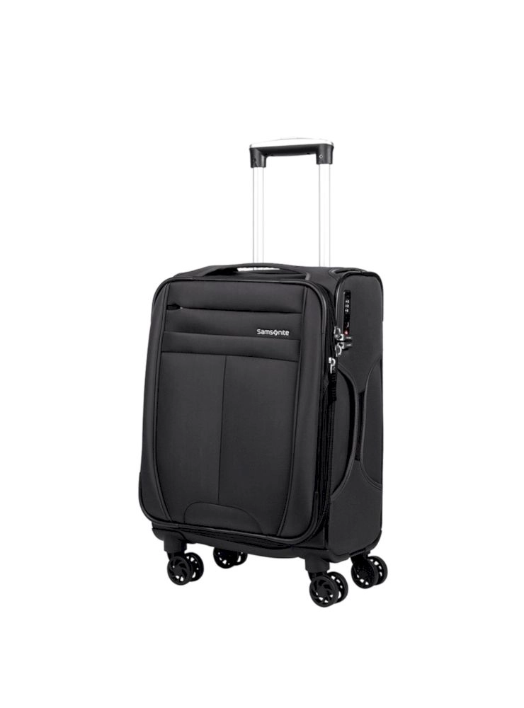 Mala de Bordo Expansível em Poliéster Samsonite Versalite Dlx Cadeado Tsa Preto