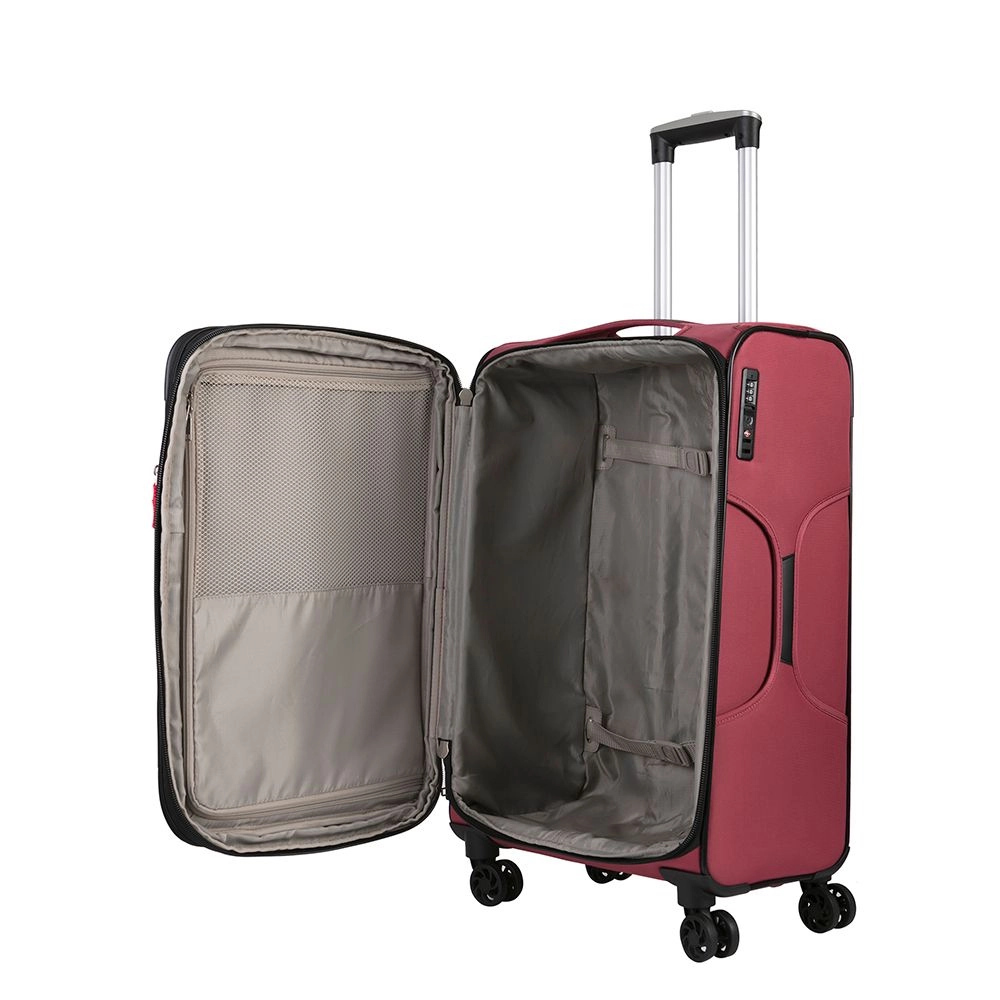 Mala de Bordo Expansível em Poliéster Samsonite Versalite Dlx Cadeado Tsa Rosa