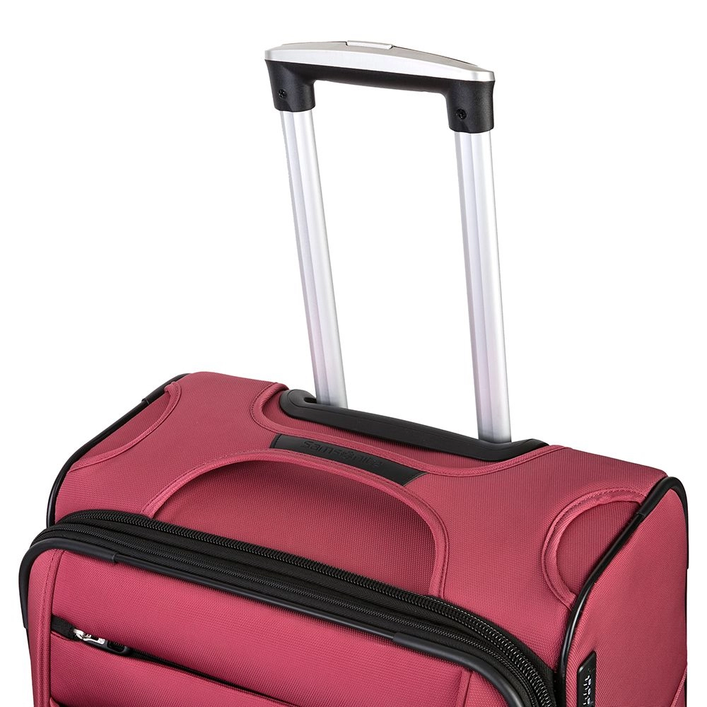 Mala de Bordo Expansível em Poliéster Samsonite Versalite Dlx Cadeado Tsa Rosa