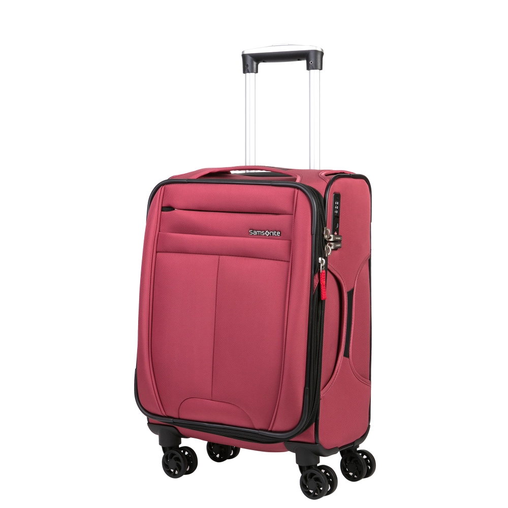 Mala de Bordo Expansível em Poliéster Samsonite Versalite Dlx Cadeado Tsa Rosa