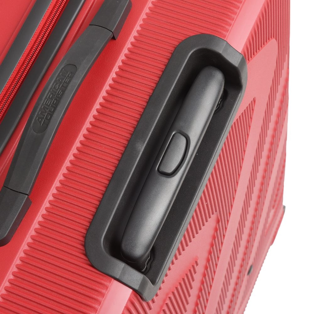 Mala Grande para Viagem Polipropileno American Tourister Camboriu Cadeado Tsa Rodas 360º Vermelha