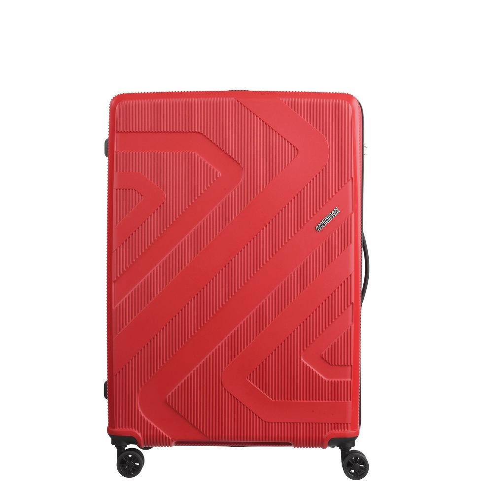 Mala Grande para Viagem Polipropileno American Tourister Camboriu Cadeado Tsa Rodas 360º Vermelha