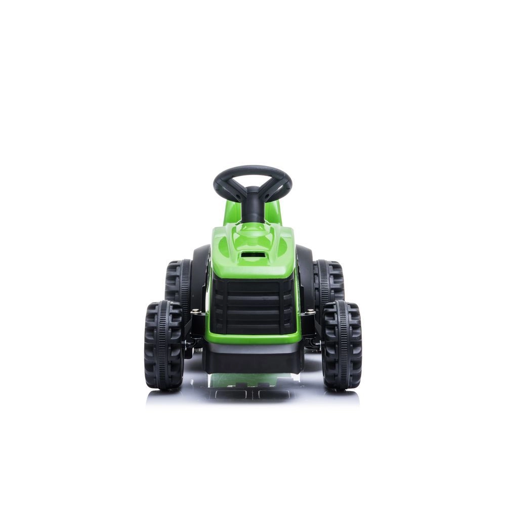 Mini Trator Carro Eletrico Infantil Bang Toys 6v com Reboque Verde