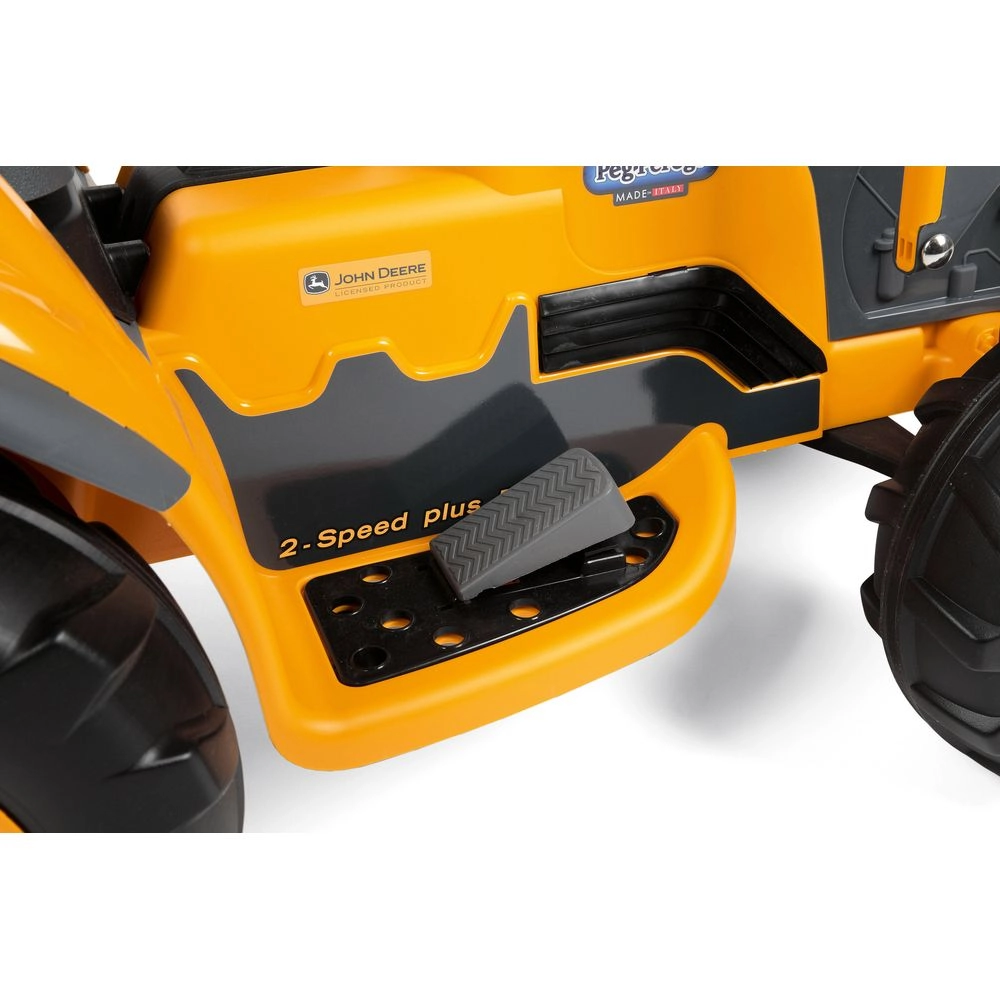 Mini Trator Infantil Elétricos Peg Pérego Deere Construction Loader 12v Laranja