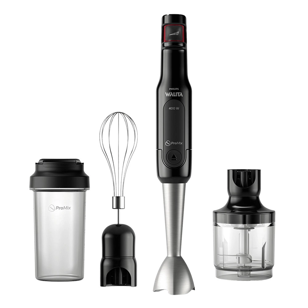 Mixer Philips Walita Pro Mix Viva Ri2622 4 em 1 400w Preto e Inox 127v