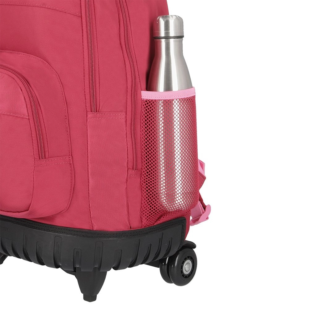 Mochila com Rodinhas Executiva Samsonite em Poliester Wheeled Acceleration Java Fúcsia