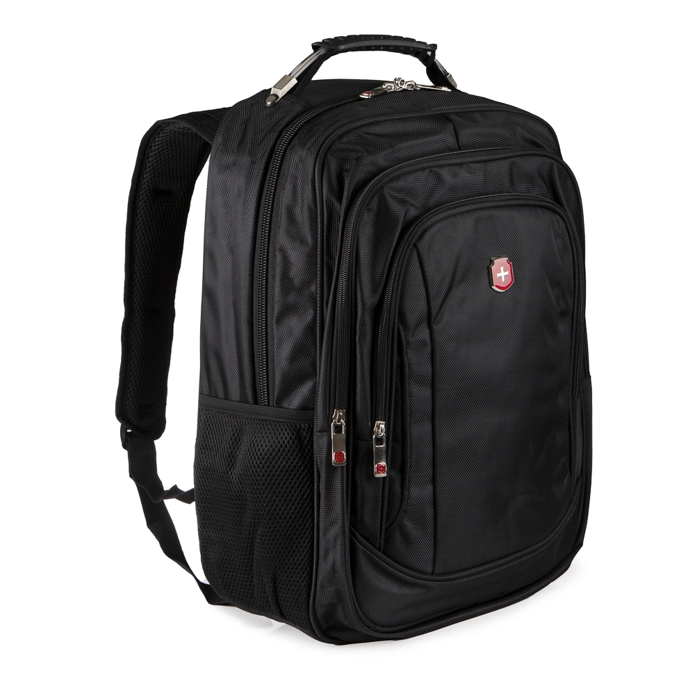 Mochila para Notebook Executiva Swissland SL04002 em Poliester Reforçada com Cabo de Aço 18 Preto