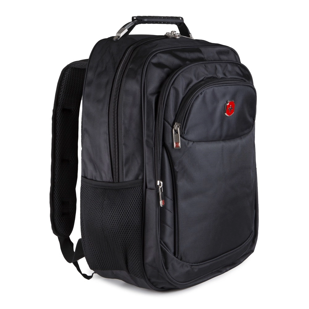 Mochila para Notebook Executiva Swissland Sl04004 em Poliester Reforcada com Cabo de Aco 18 Preto