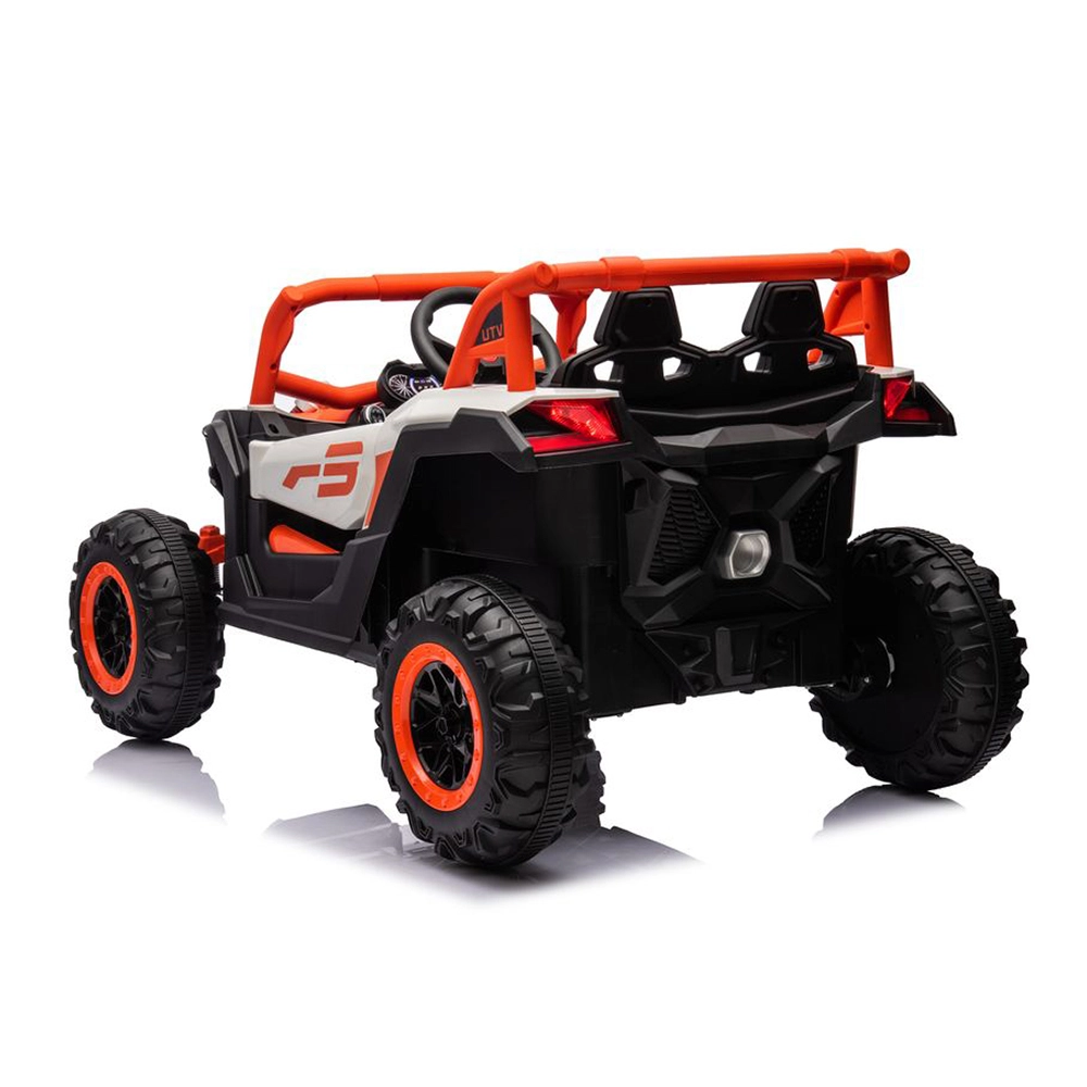 Quadriciclo Utv Carro Elétrico Infantil 12v Bang Toys R3 com Controle Remoto Laranja