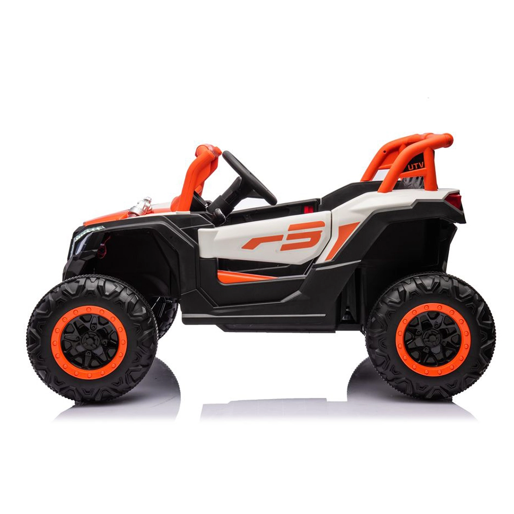 Quadriciclo Utv Carro Elétrico Infantil 12v Bang Toys R3 com Controle Remoto Laranja