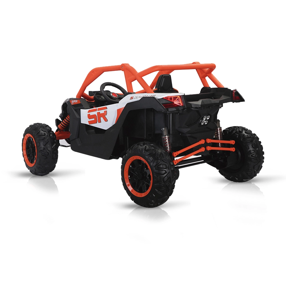 Quadriciclo Utv Carro Elétrico Infantil 24v Bang Toys Sr com Controle Remoto Laranja