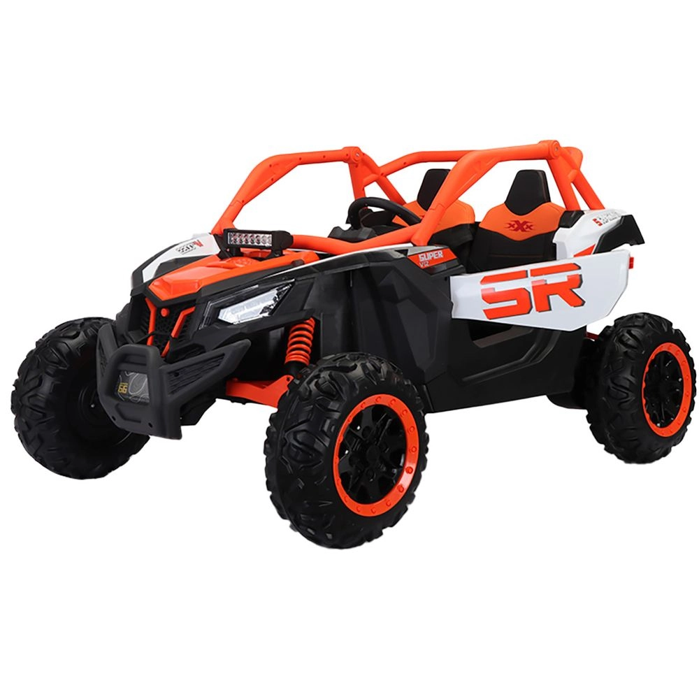 Quadriciclo Utv Carro Elétrico Infantil 24v Bang Toys Sr com Controle Remoto Laranja